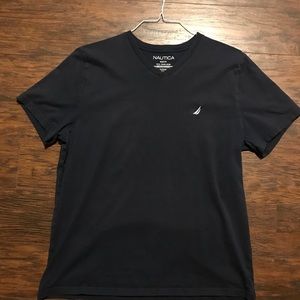 Nautica Men’s V-neck Short Sleeve Solid T-Shirt